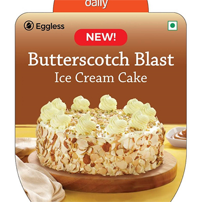"Hatsun Butterscotch Ice Cream Cake -750 Gms - Click here to View more details about this Product